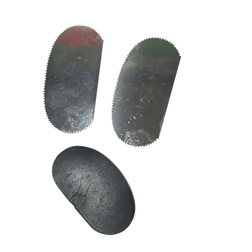 Clay scraping tools